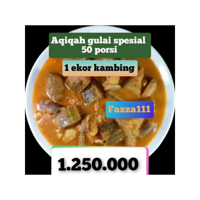 

aqiqah gulai kambing spesial