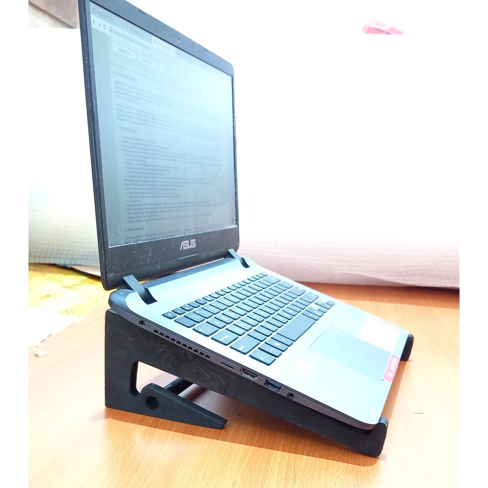 Mall Stand holder laptop stand laptop tatakan laptop kayu stand laptop aesthetic
