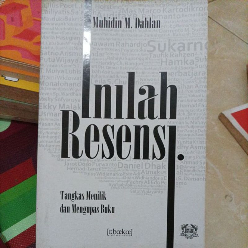inilah resensi muhidin m dahlan