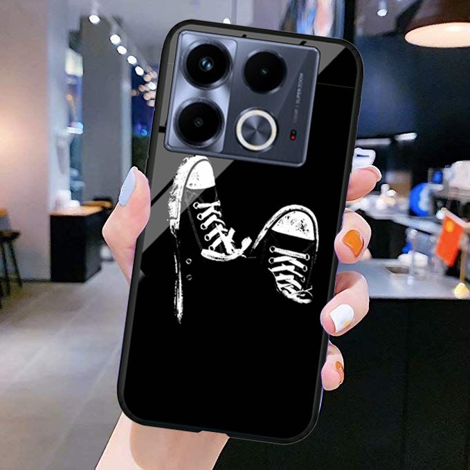 Softcase Glass [SC238] For Infinix Note 40 - Softcase Glass Infinix Note 40 - Kesing Hp Infinix Note