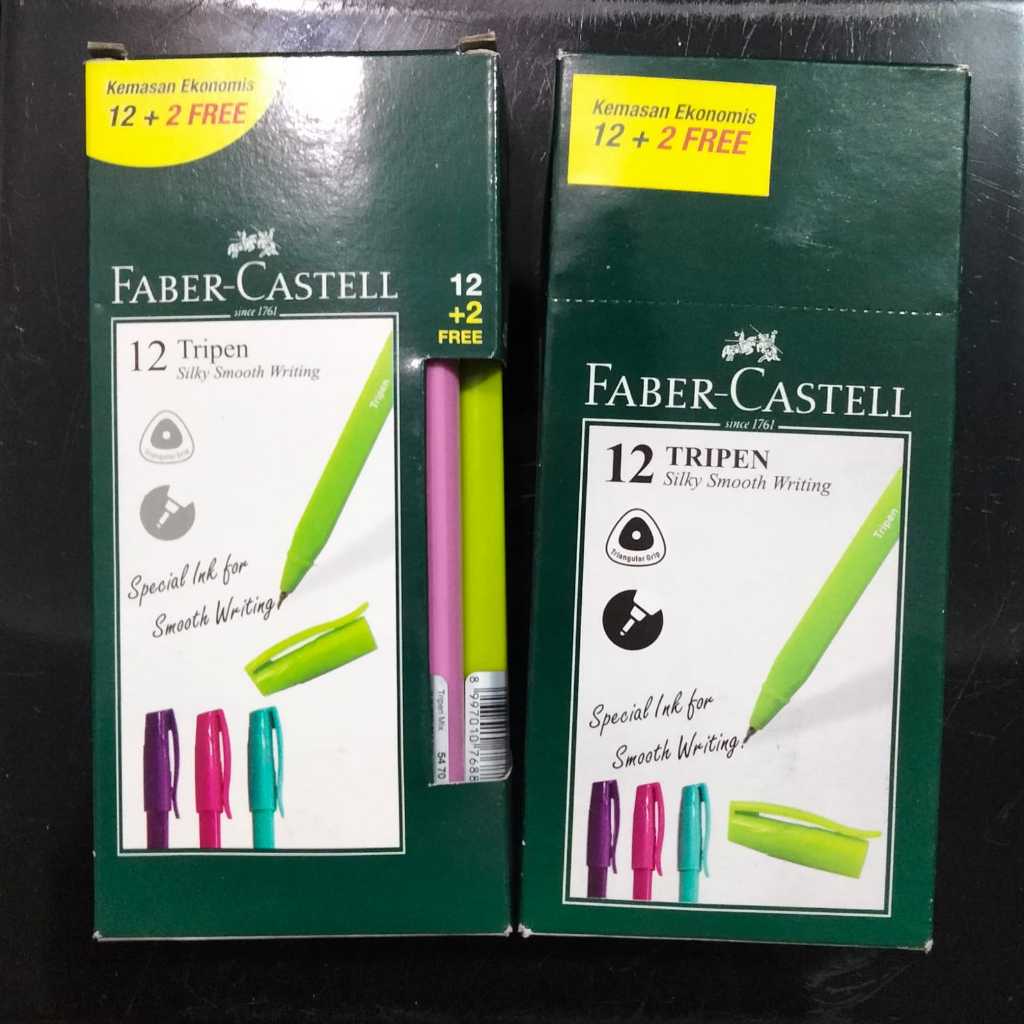 

Pulpen Tripen Faber Castell isi 14 pcs
