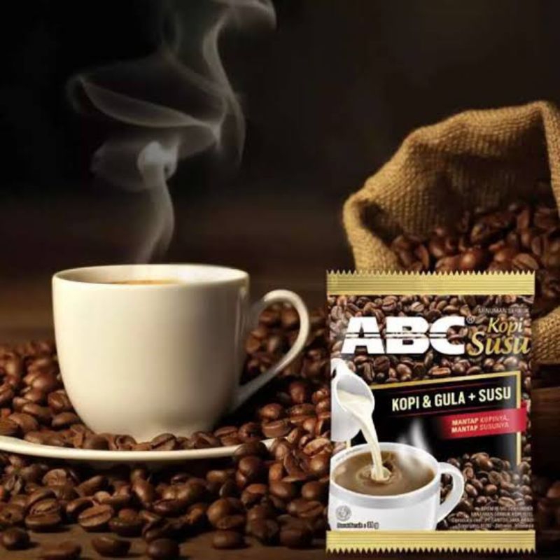 

ABC Kopi Instant Kopi + Gula + Susu Sachet 31 Gram x 10 pcs (1 renceng)