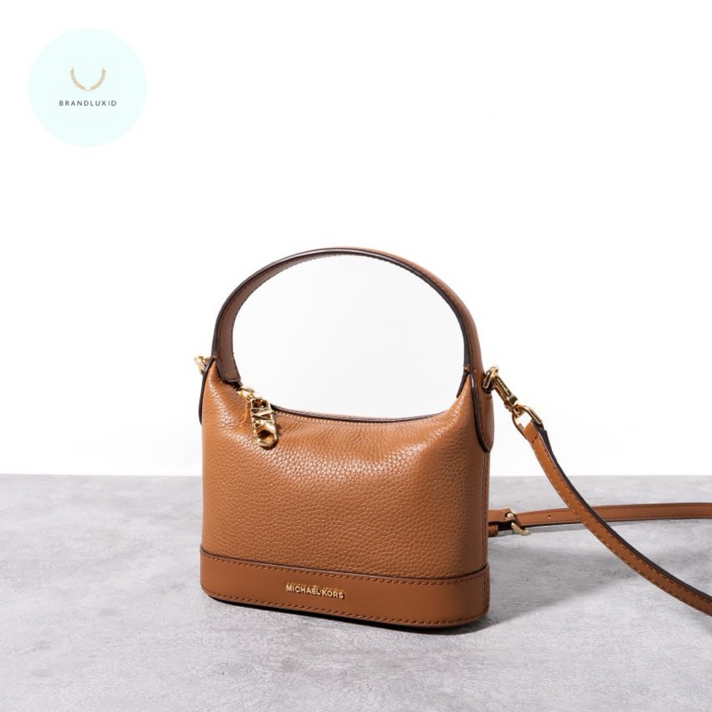 Michael Kors Wythe small crossbody bag pebbled leather