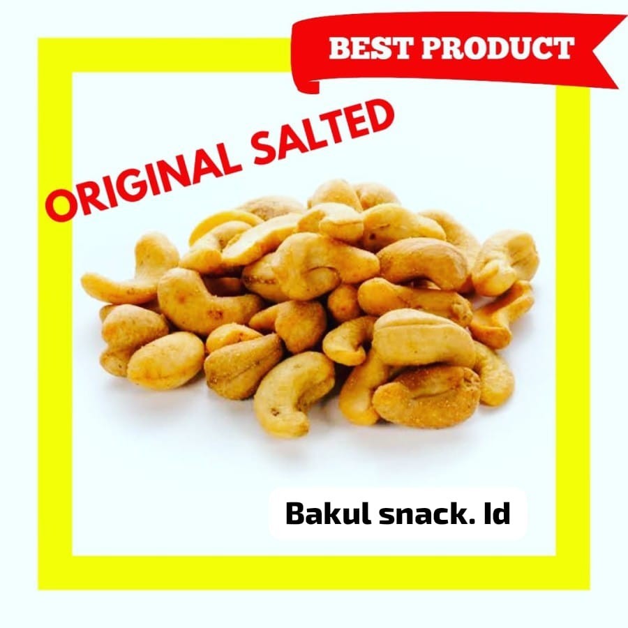 

BAKUL SNACK KACANG MEDE ORIGINAL OVEN / PANGGANG ( METE ASIN ) 200GR TERMURAH