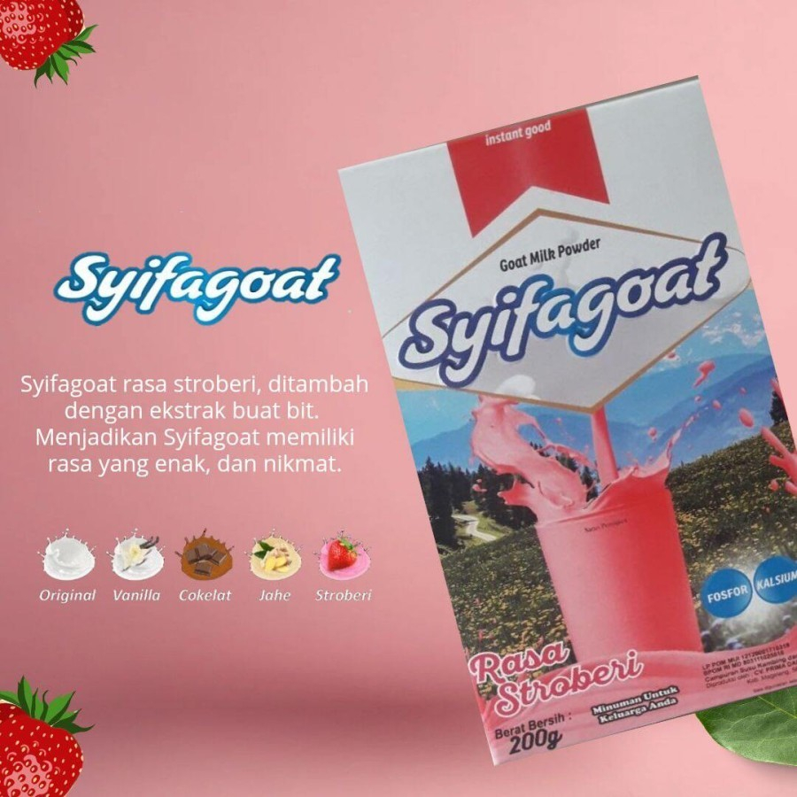 

Susu Etawa Bubuk Syifagoat Stroberi Meningkatkan Sistem Kekebalan Tubuh 200gr