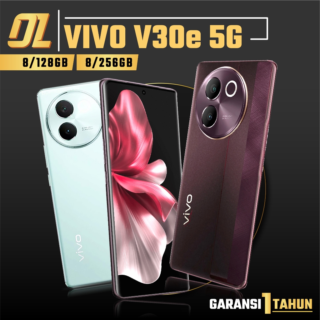 Vivo V30e 5G 8/128 8/256 GB RAM 8 ROM 128 256 GB 8GB 128GB 256GB HP Original Smartphone Android Terbaru