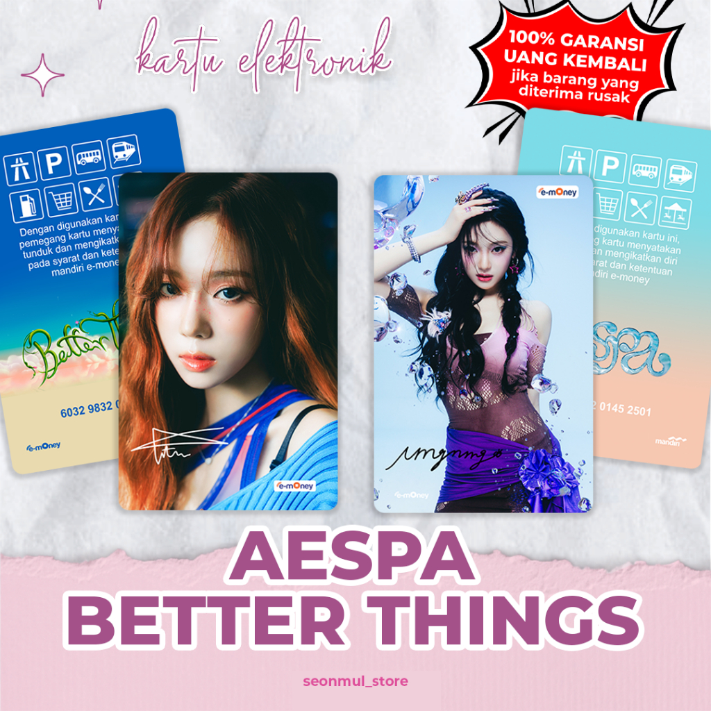 AESPA BETTER THINGS / BETTER THING EMONEY TAP CASH FLAZZ BRIZZI TAPCASH