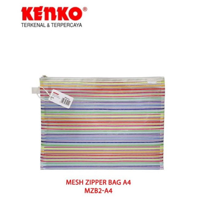 

KENKO MESH ZIPPER BAG A4 MZB2-A4