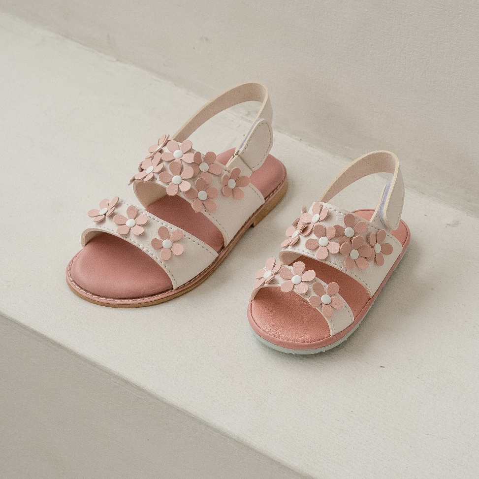 Poptoe Belle  White  Sepatu Sandal Anak  Bayi Perempuan npr