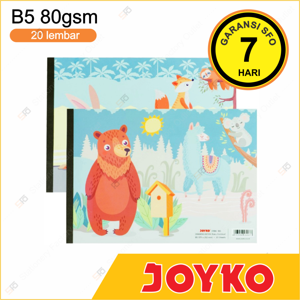 

Buku Gambar B5 Joyko DBRK-1B5 - Drawing Book isi 20 Lembar - SFO Semarang Official