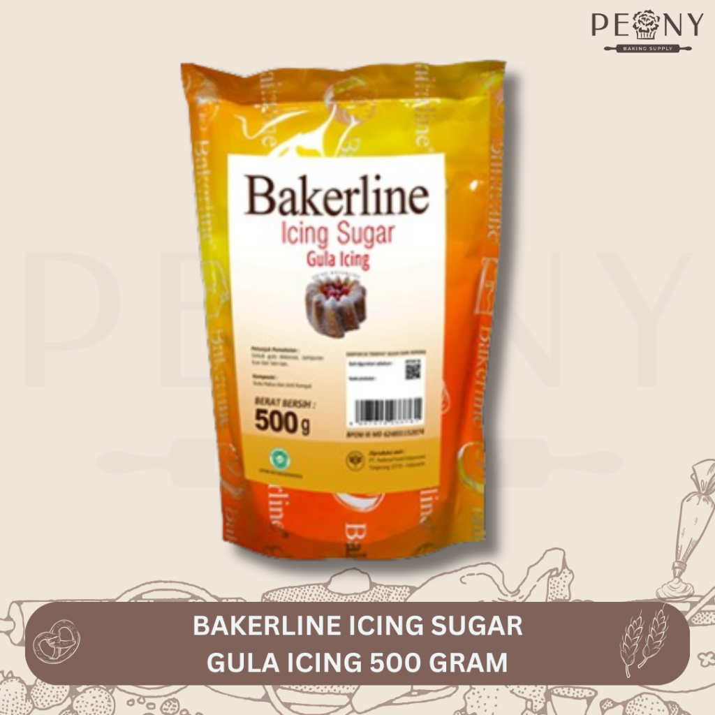 

BAKERLINE ICING SUGAR / GULA DONAT 500 GRAM