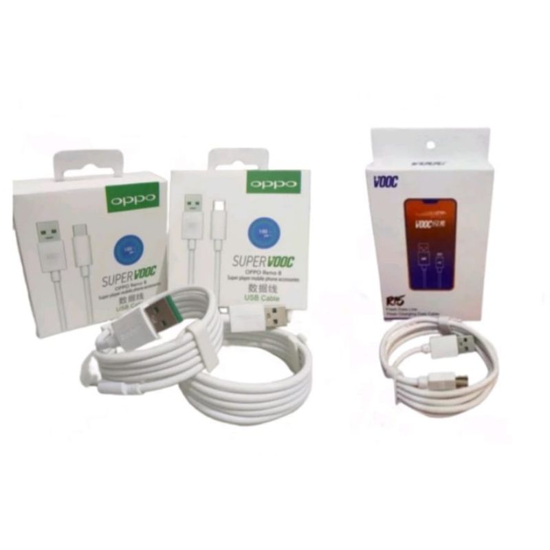 Kabel Data Oppo type C USB Cable VOOC A5 2020 A5s  / A3S /A53 / Reno