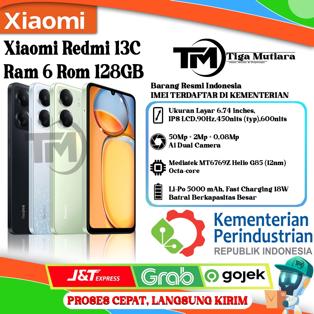 Xiaomi Redmi 13C Ram 6/128GB | Ram 8/256GB