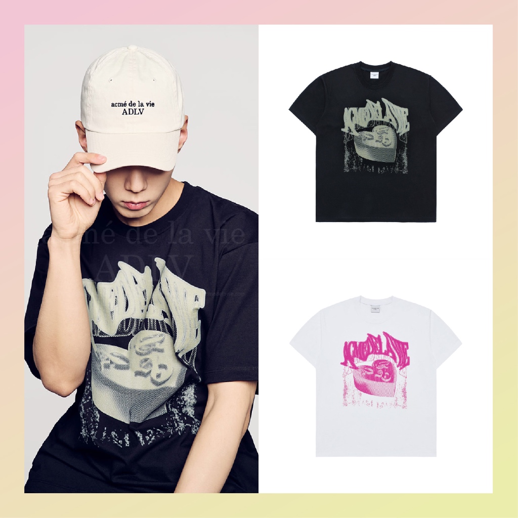 ADLV Metal Symbol Cake Artwork Short Sleeve Tshirt [ORIGINAL ACME DE LAVIE KOREA]