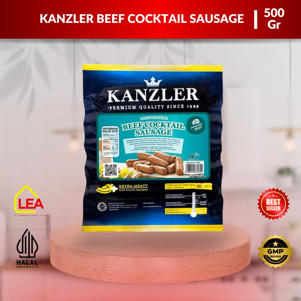 

Kanzler Beef Cocktail Sausage 500gr / Sosis Sapi