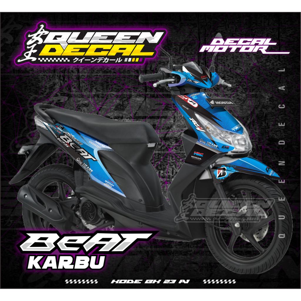 Decal Stiker Full Body Beat Karbu - Decal Beat Karbu Full Body Custom ALSTARE - BK