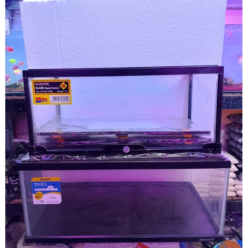 Bahari LF pendek aquarium reptil kandang kura hamster