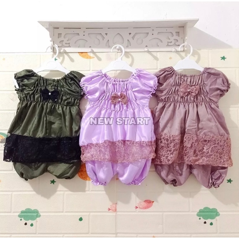 RJ7 3 PASANG STELAN SABRINA BAYI PEREMPUAN 0-12 BULAN/BAJU ANAK/BAJU ANAK PEREMPUAN