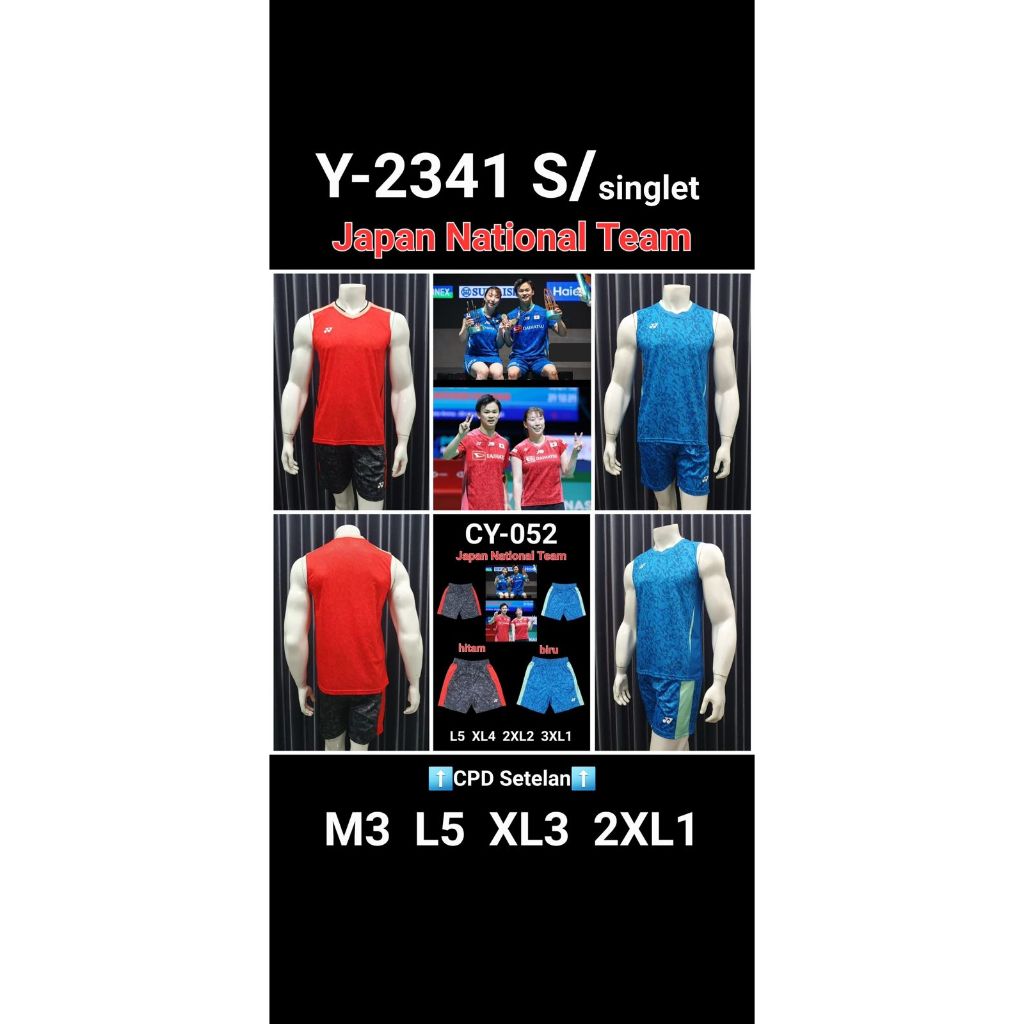 Baju Singlet Badminton Yonex 2341 / Y2341 Singlet