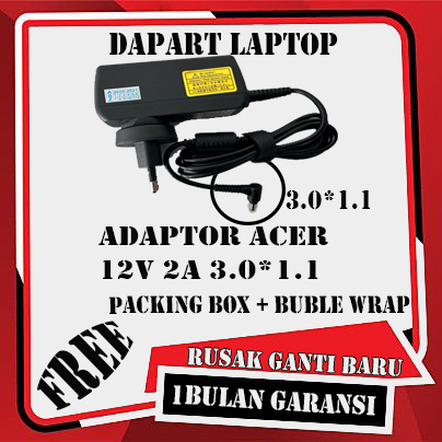 Adaptor Charger Laptop Acer One 14 L1410  12V 2A