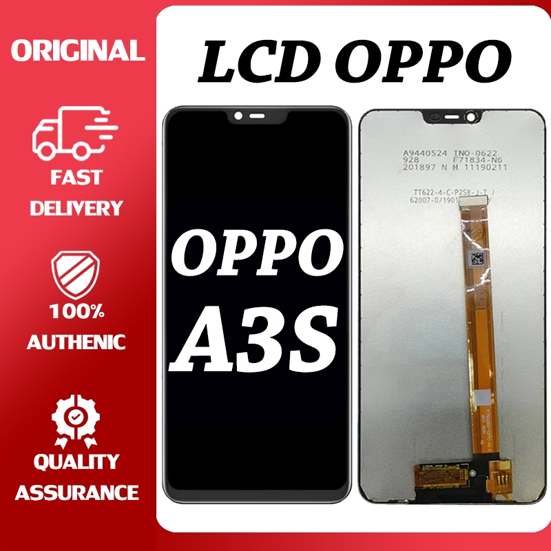LCD OPPO A3S Original TOUCHSCREEN Fullset Crown Murah Ori Compatible For Glass Touch Screen Digitizer