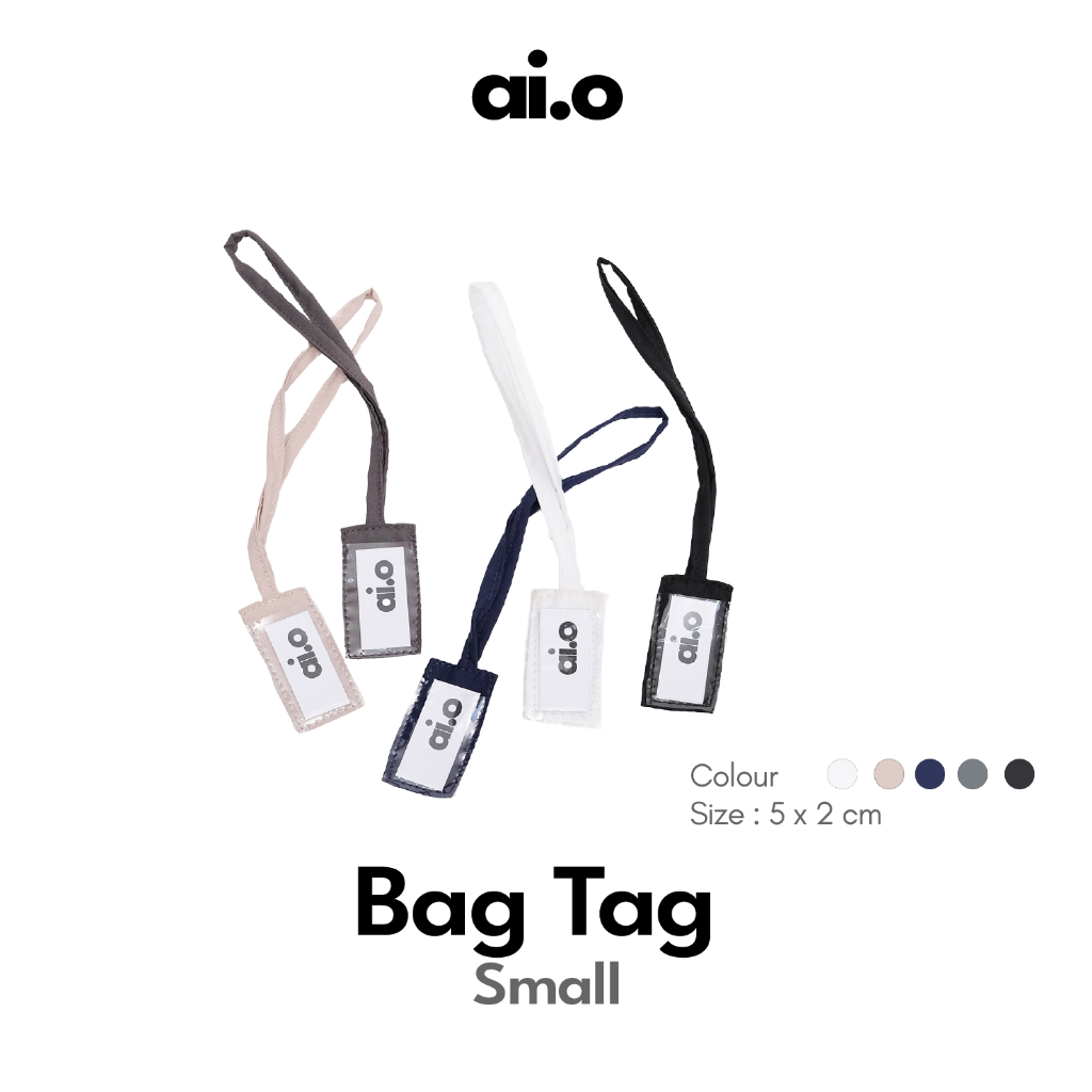 AIO Small Bag Tag  Luggage Tag Gantungan Nama Koper Travel Label Name Tag