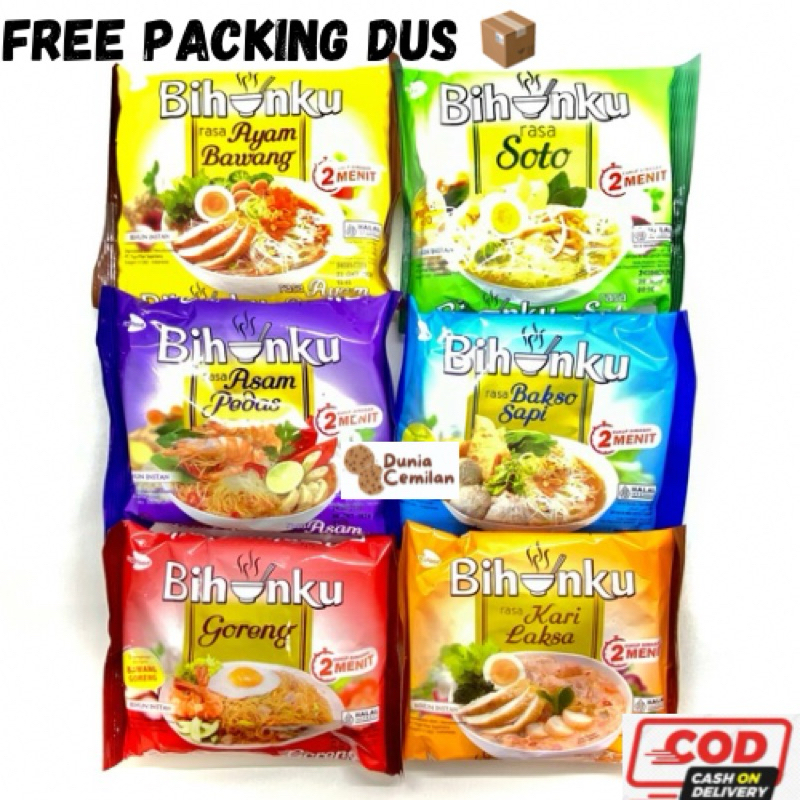 

[TERMURAH!!] Bihunku Instant 55 gram Aneka Rasa - Bihun kuah dan goreng