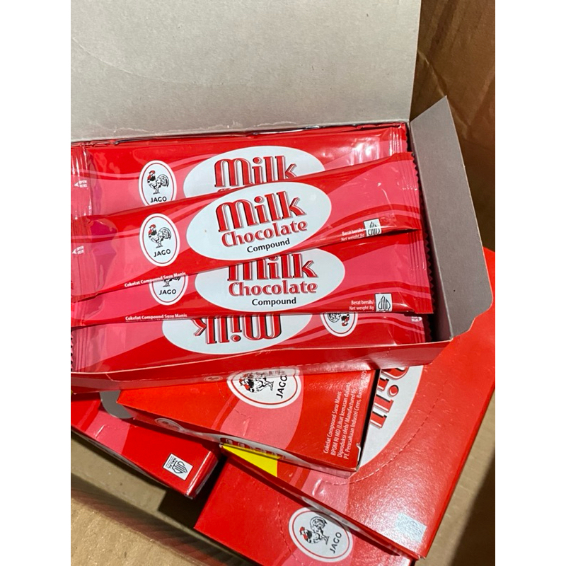 Milk chocolate/ coklat ayam jago / jajanan jaman dulu/ snack jadul