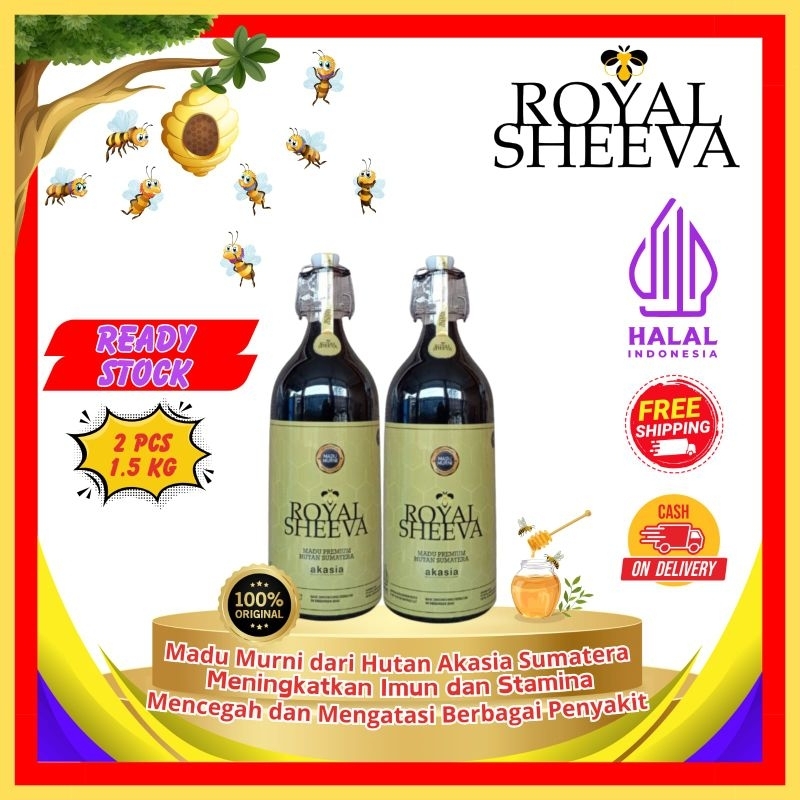 

PROMO Bundle 2 pcs Madu Royal Sheeva 1.5 kg | Premium Original 100% Murni dari Hutan Akasia Sumatra