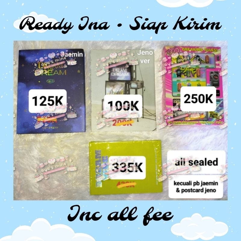 (READY BACA DESKRIPSI) PHOTOBOOK POSTCARD BOOK DREAM A DREAM ALBUM ISTJ VENDING MACHINE POSTCARD BOO