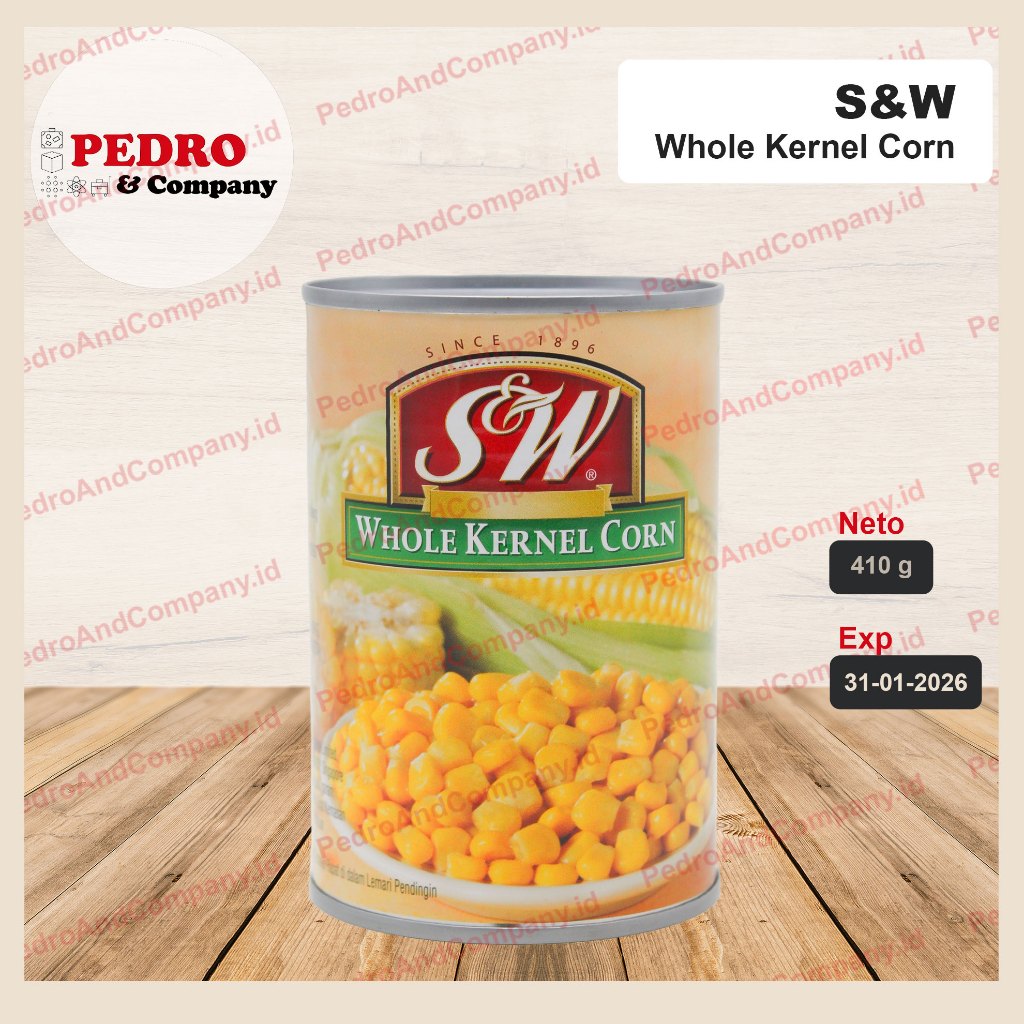 

SW Whole Kernel Corn 410 gram butiran jagung dalam kaleng