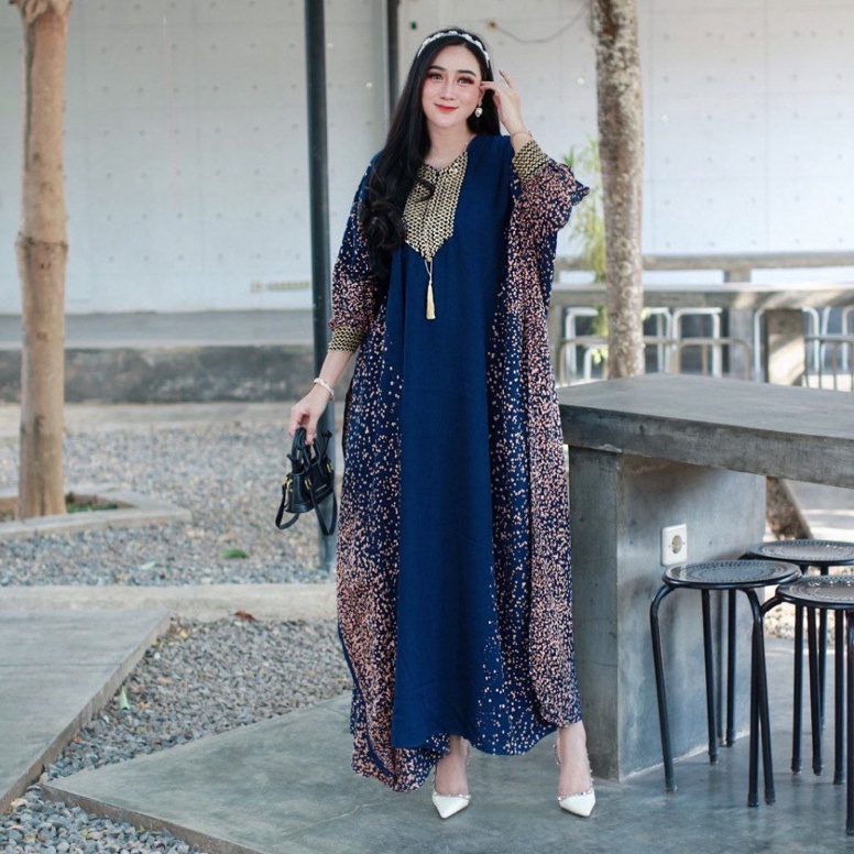 KODE E19U GAMIS KAFTAN SULTAN TERBARU GAMIS WANITA JUMBO GAMIS KONDANGAN KAFTAN ARAB RENDA BUUSI KAF