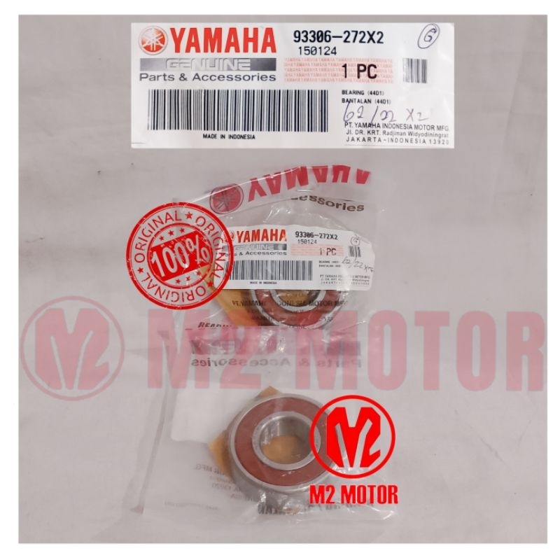 BEARING 62/22X2 93306-272X2 ORIGINAL YAMAHA
