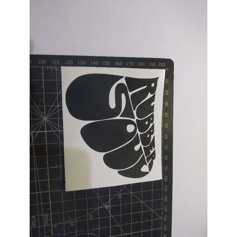 

cutting stiker rubber soul