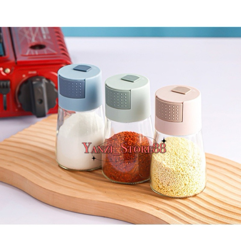 BOTOL BUMBU DAPUR / DISPENSER BUMBU DAPUR / BOTOL BUMBU KACA / TEMPAT BUMBU UNIK