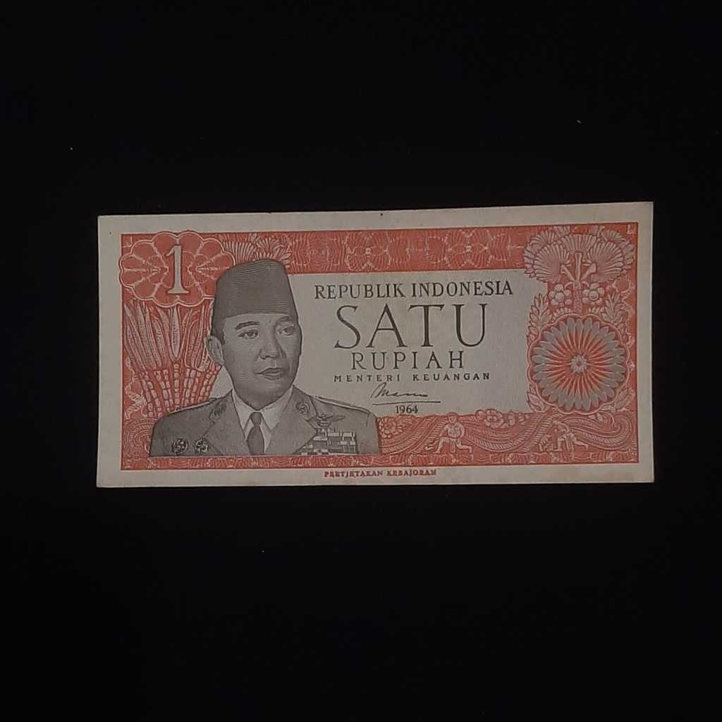 Uang Kuno 1 Rupiah Soekarno Tahun 1964