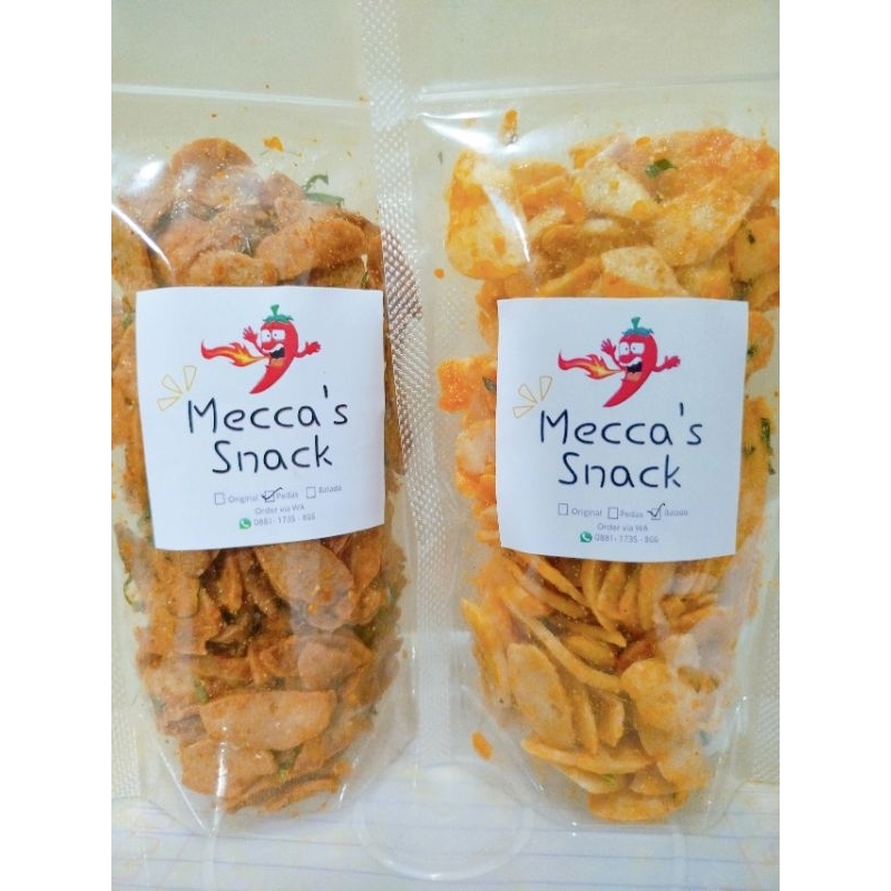 

snack kriuk otak2 pedas gurih renyah extra daun jeruk