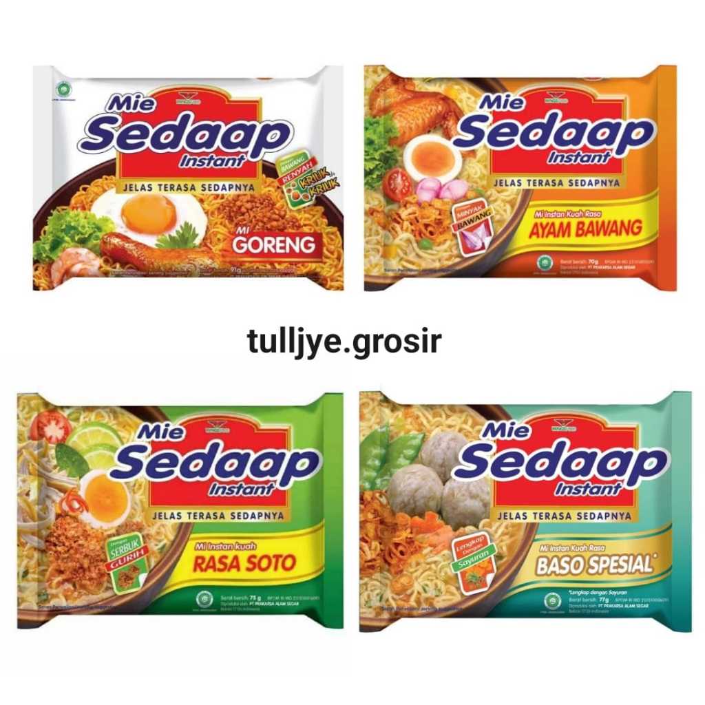 

(ISI 10) Mie Sedaap Ayam Bawang / Mie Sedaap Baso Spesial / Mie Sedaap Goreng