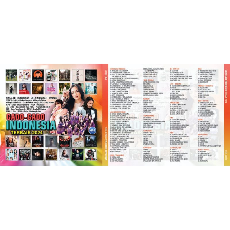 Kaset Audio lagu mp3 Gado Gado Indo Terbaru New "