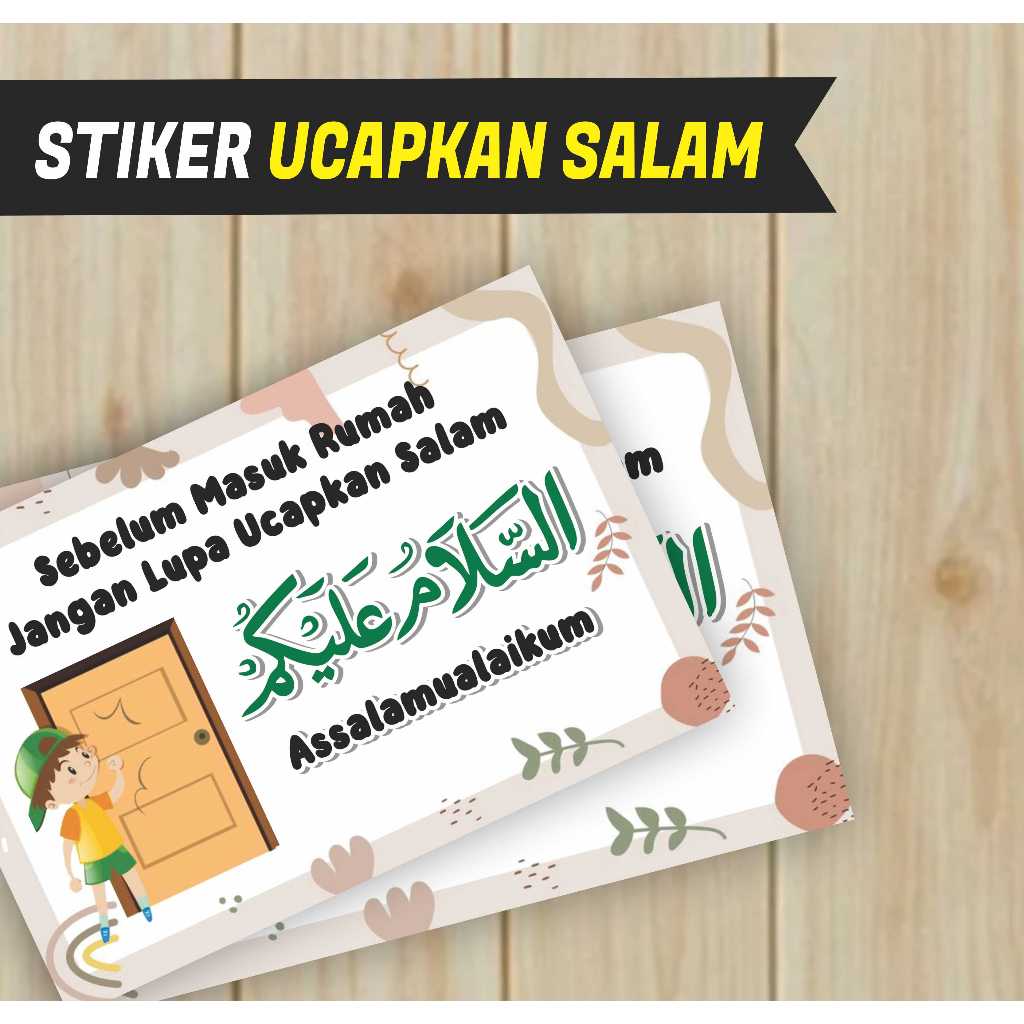

STIKER TEMPEL PINTU STIKER BELAJAR UCAPKAN SALAM