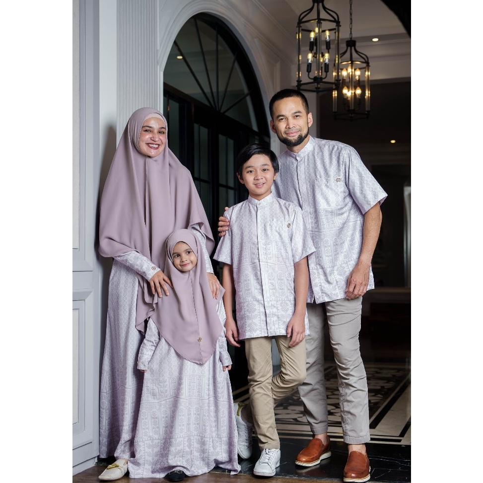 KODE R95N Gerai Hawa  Baju Lebaran Keluarga Motif Jordan Sarimbit Keluarga Family Set Couple  Setela