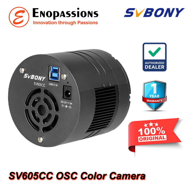 Svbony SV605CC Cooled Color Camera IMX533 Untuk Deep Space Astrophotography