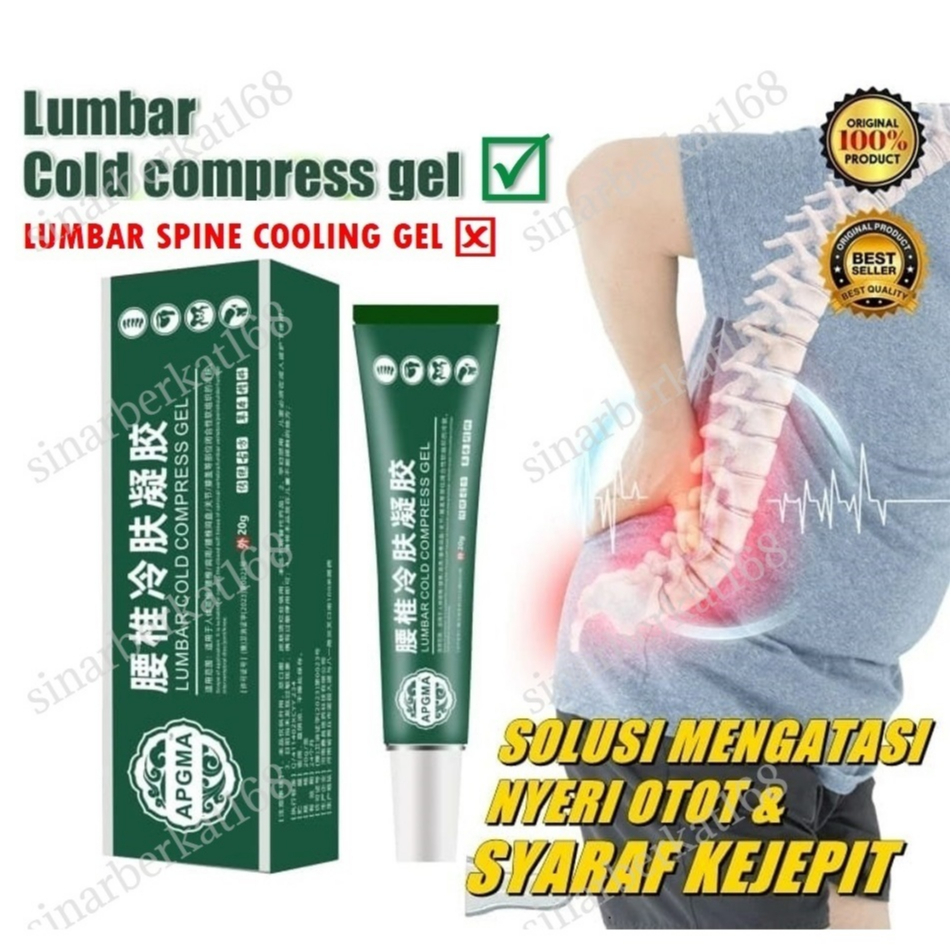 lumbar COLD COMPRESS GEL ori gel sakit saraf terjepit nyeri tulang belakang punggung pinggang