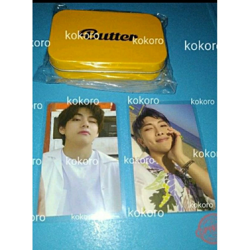 PHOTOCARD PC TAEHYUNG NAMJOON RM BTS POB BUTTER CREAM PEACHES OFFICIAL