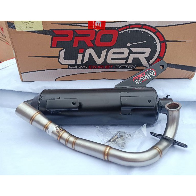 READY KNALPOT TSUGI TSUKIGI STANDAR RACING PROLINER UNTUK MOTOR GENIO BEAT SCOOPY VARIO 11 Fi VARIO 