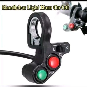 1pcs saklar kiri domino tombol klekson tombol sen sein riting tombol lampu dim tombol dimpass beam h