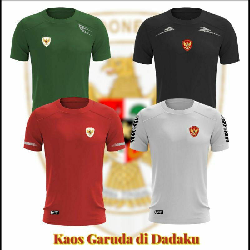 Kaos Timnas Indonesia Jersey Olahraga Garuda didadaku Baju Atasan Dryfit Premium CK Sport Training S