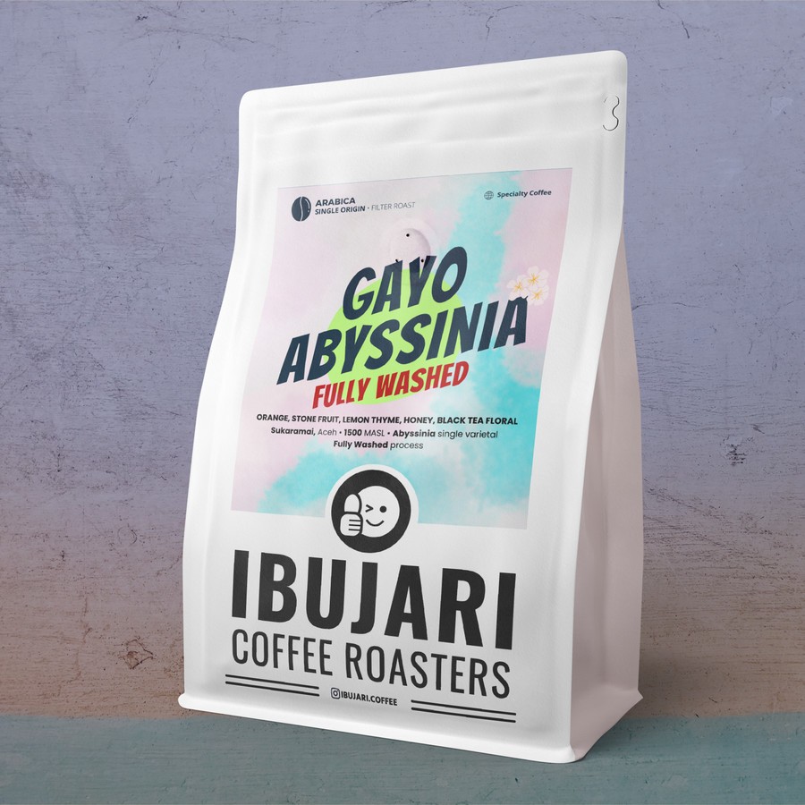 

Aceh Gayo Abyssinia Fullwash Biji Kopi Arabika Longberry Roasted Coffee Beans Single Origin Arabica