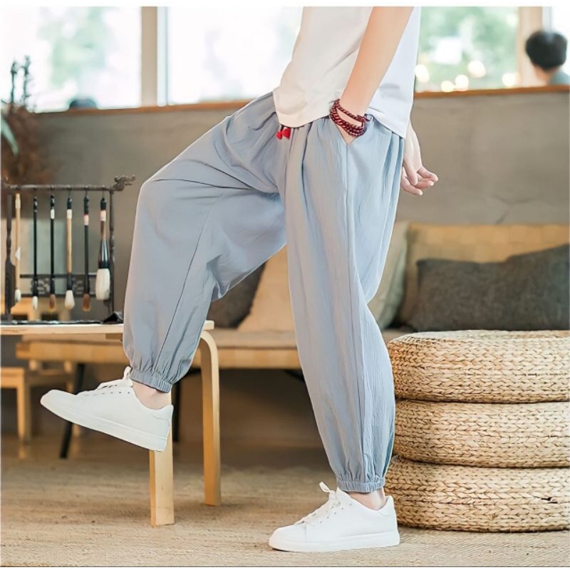 CELANA PANJANG PRIA WANITA PREMIUM MODEL TARTAN CHINO DIKIS OUTFIT PANTS