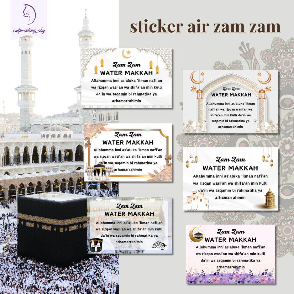 

sticker air zam zam